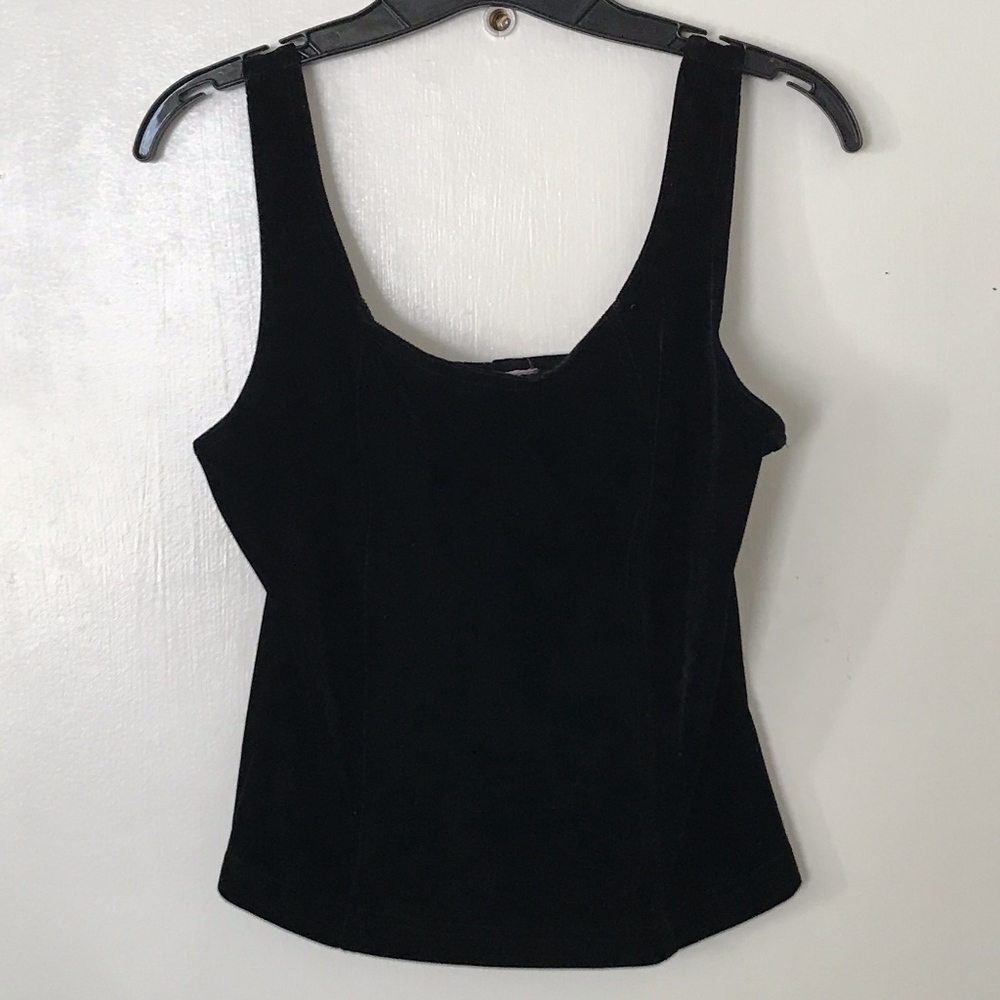 Fitted Black Tank Top Cami